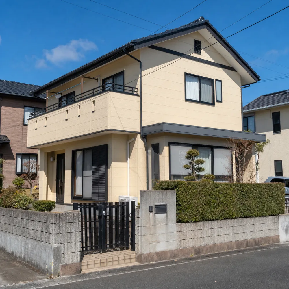 静岡の戸建て外壁・屋根まとめて塗り替えの塗装工程の説明用ビジュアル